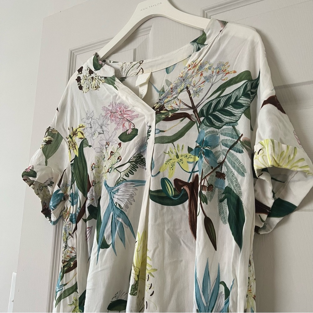 H&M Tunic Shirt Dress Size 4 - Picture 4 of 9